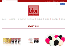 Tablet Screenshot of blurmakeuproom.com